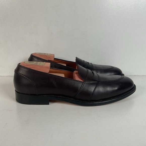 Alden Men\'s 683 | Full Strap Slip On | Burgundy Calfskin | 11 B (Narrow) main image 5